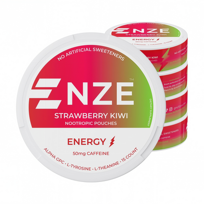 NZE Caffeine Nootropic Pouches 5 Pack